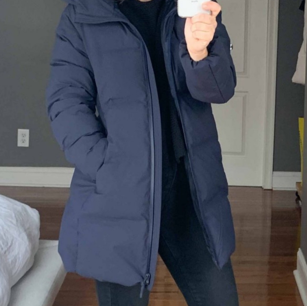 Classic Black Puffer Coat - Women's Insulated Winter Jacket